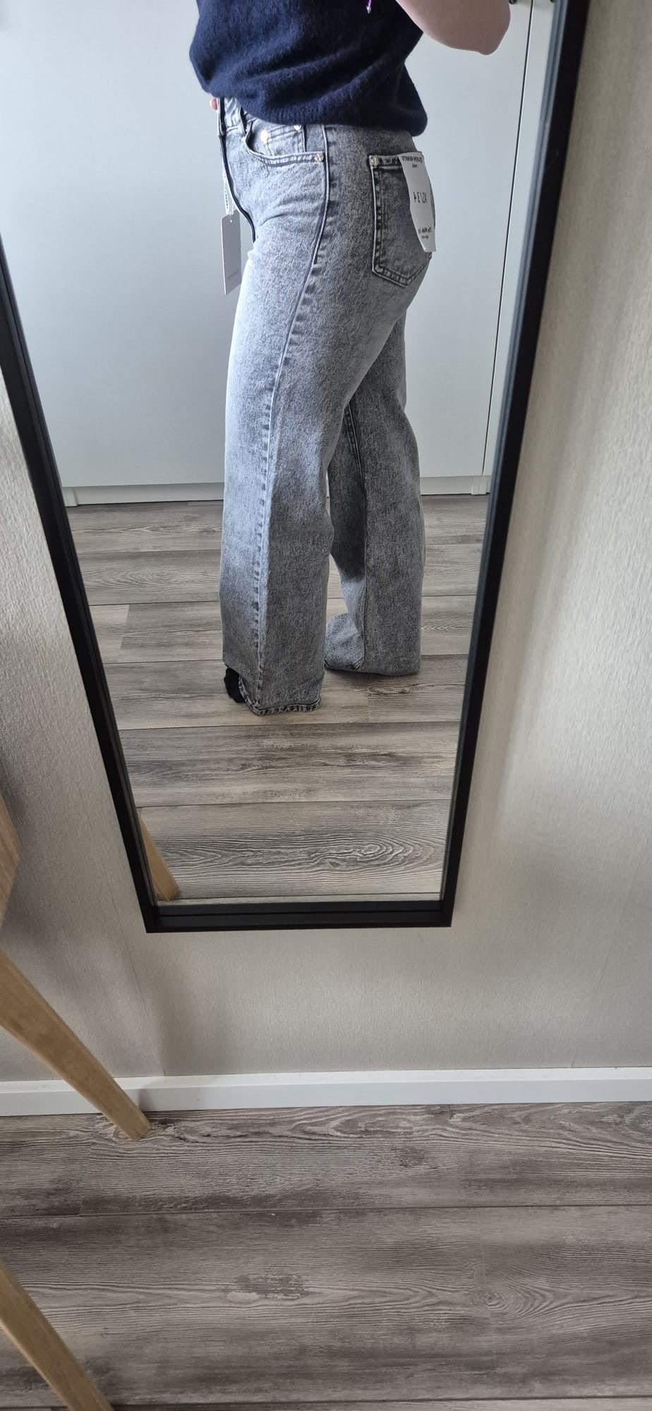 Wide Leg Jeans Vintage Grey