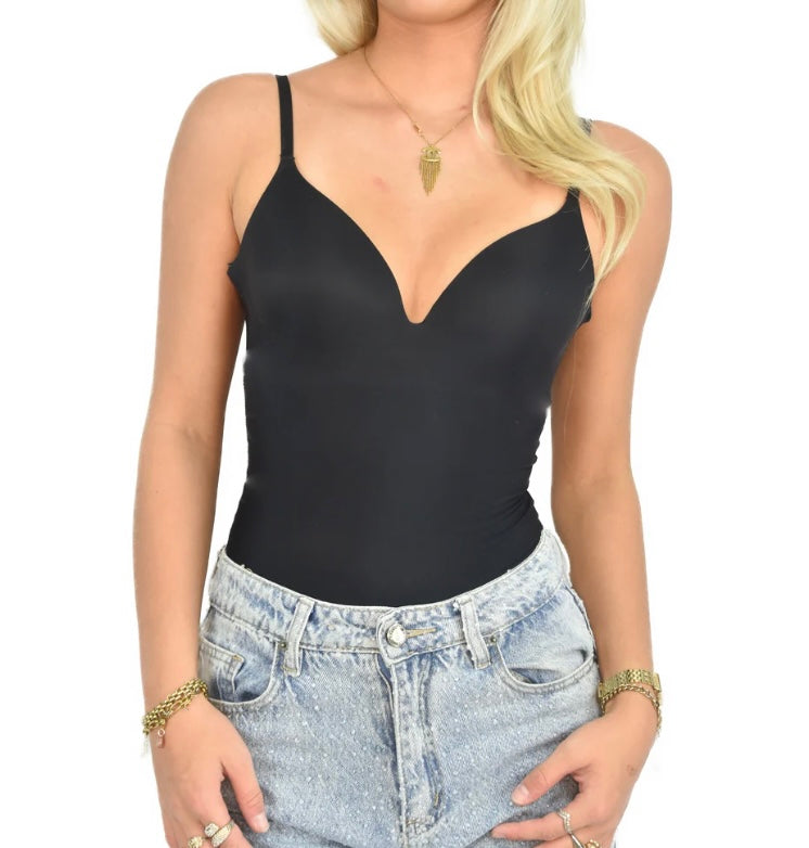V-neck Body - Black