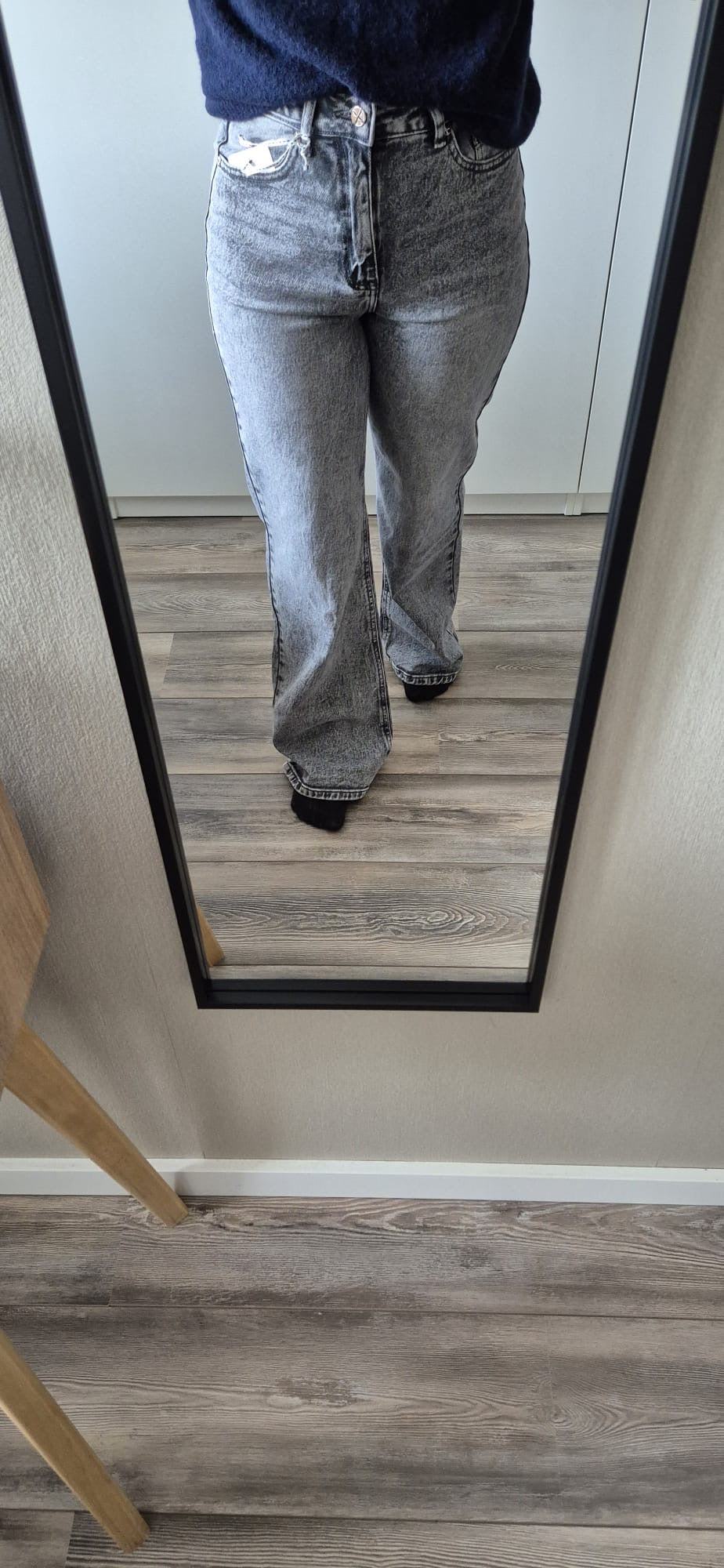 Wide Leg Jeans Vintage Grey