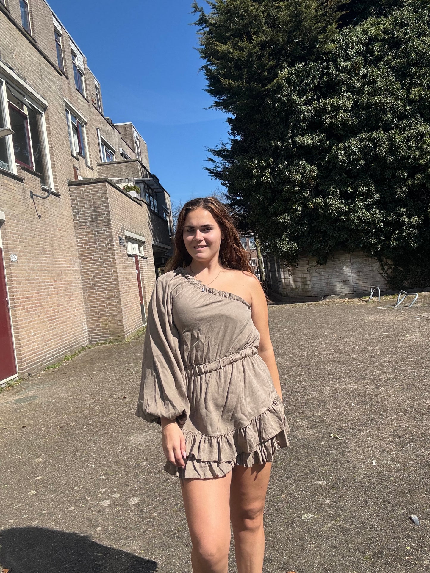 Maya Playsuit taupe