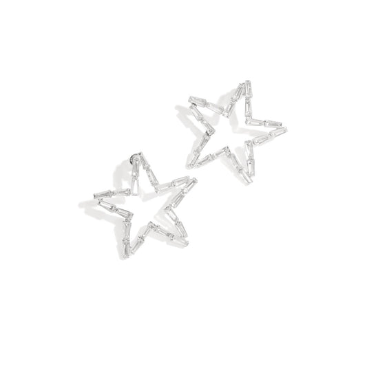 Koperen oorbellen met ster