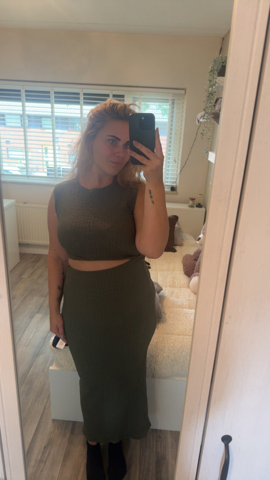 Senna dress green