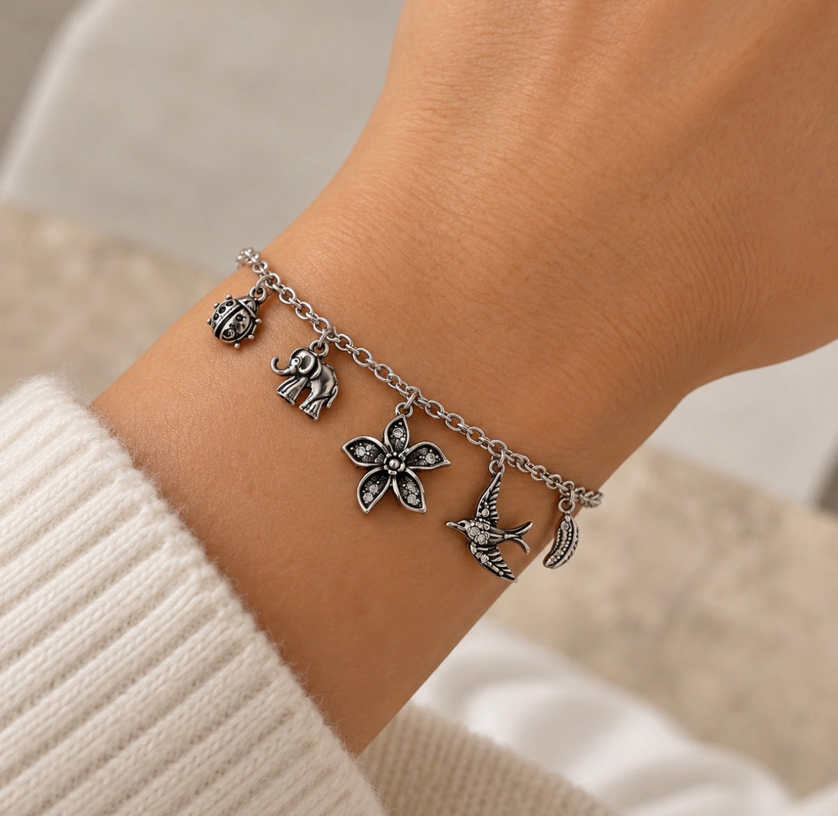 Bedel Armbandje Zilver