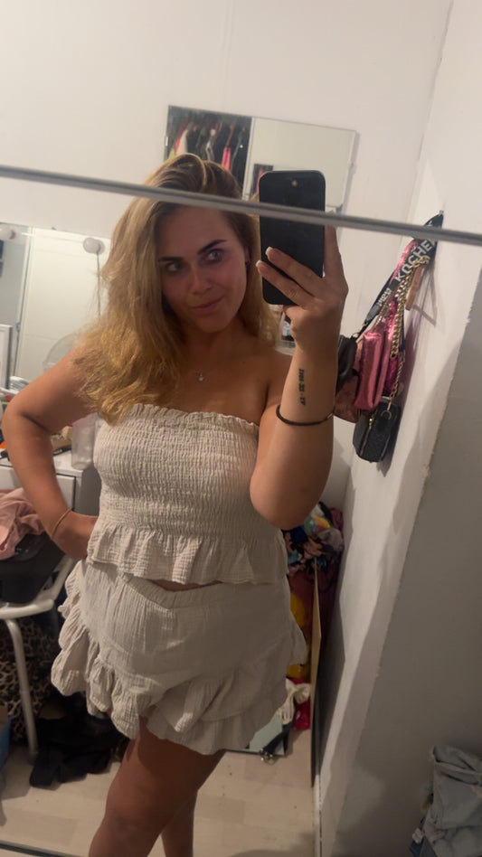 Mona 2 delig setje beige