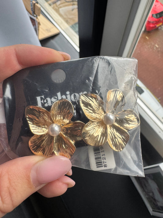 Flower oorbellen