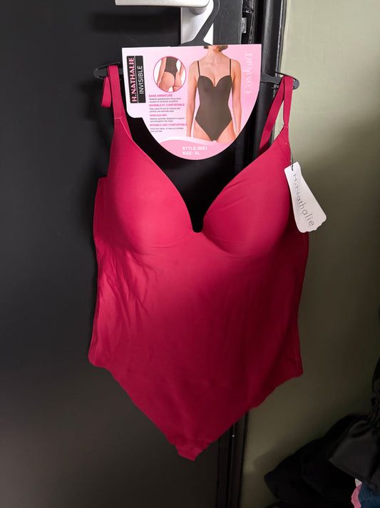 V-Neck body rood