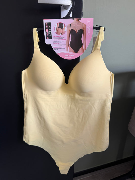 V-neck Body - geel
